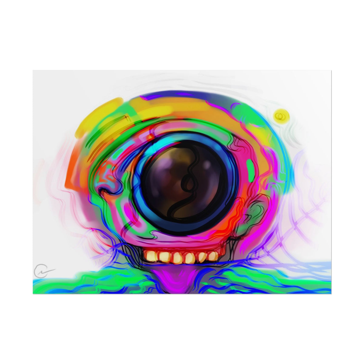 “Glorp” - 16” x 12” Matte Poster