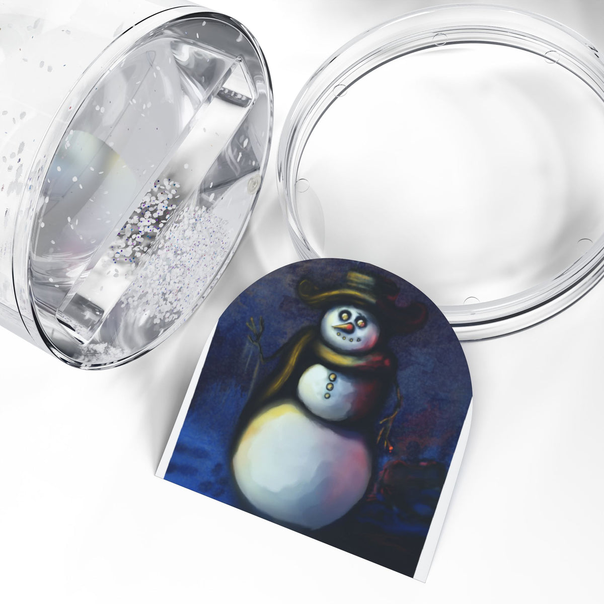 “Francis The Snowman” - Seasonal Snow Globe